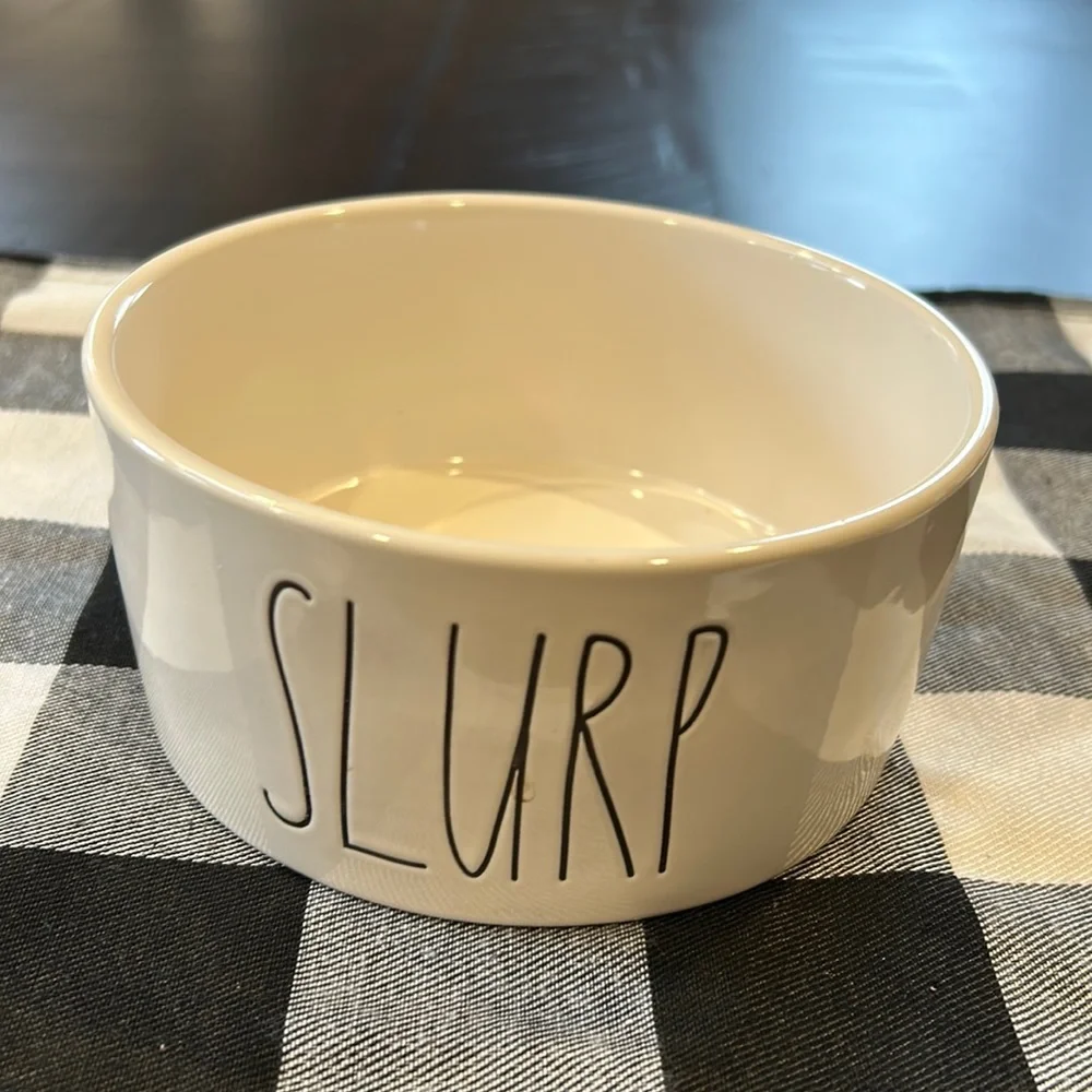 Rae Dunn “Slurp” Dog Water Bowl
